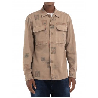 SOBRECAMISA REPLAY CON PARCHES - 