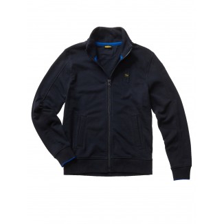 SUDADERA DE ALGODON BLAUER USA CREMALLERA - 