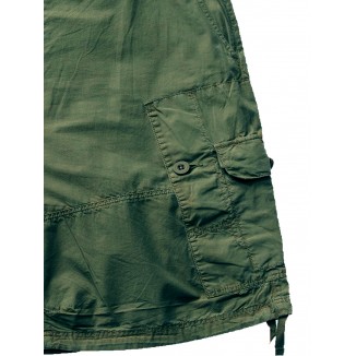 PANTALONE CARGO CORTO BLAUER DA UOMO IN VERDE