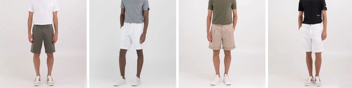 Bermuda e pantaloncini alla moda per uomo